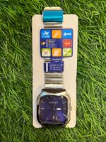 C🔥si🔥 silver chain Unisex Watch (blue dial)