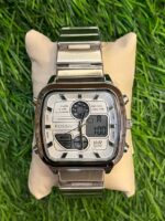 F🔥ssil Silver Chain watch for Men