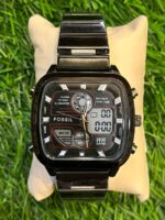 F🔥ssil Black Chain watch for Men