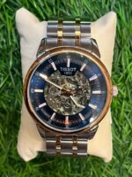 T🔥ss🔥t automatic dual tone chain watch for men