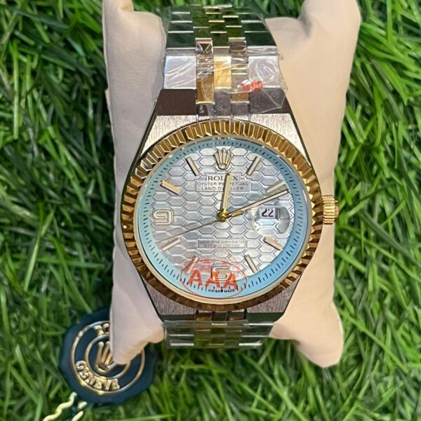 R🔥lex dual tone chain watch for Men