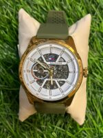 T🔥MMY HILF🔥GER Automatic Silicon Strap Watch for men