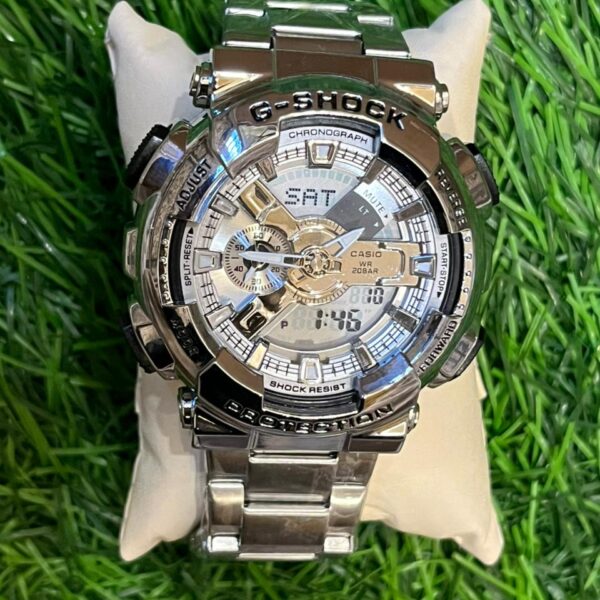 G-Sh🔥ck world time silver chain watch for men