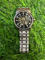 T🔥ss🔥t Automatic Silver chain watch for men - Image 2