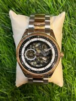 T🔥ss🔥t Automatic dual tone chain watch for men