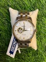 S🔥ik🔥 dual tone chain watch for men