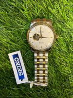 S🔥ik🔥 dual tone chain watch for men - Image 2