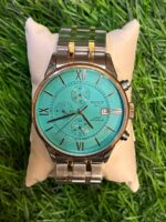 T🔥ss🔥t chrono dual tone chain watch for men