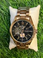 S🔥ik🔥 automatic copper chain watch for men (Black Dial)