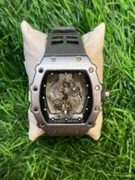 Rich🔥rd Mi🔥lie Silicon Grey Watch for men