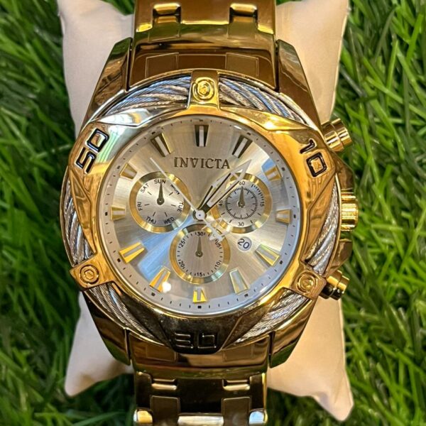 Inv🔥cta Golden Chain watch for men