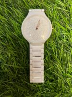 R🔥do white ceramic shiny watch for unisex for men - Image 5