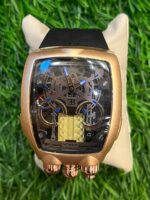 J🔥cob & Co Black Buggati belt watch for men