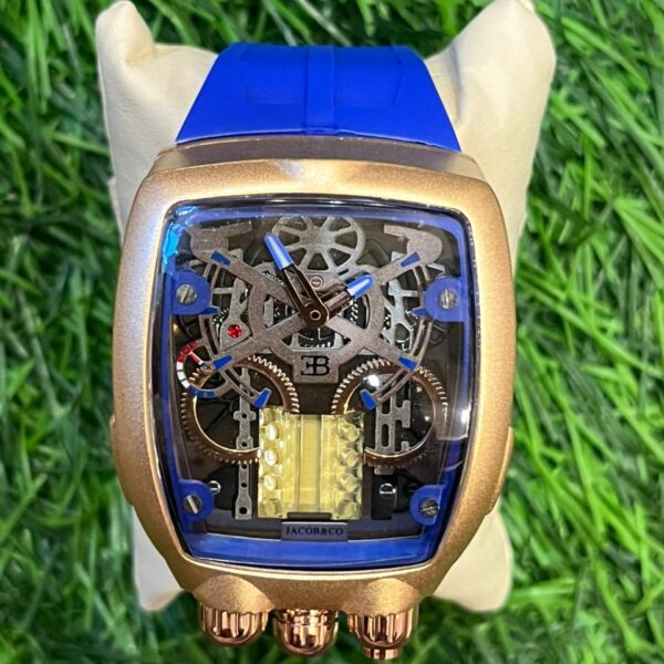 J🔥cob & Co Blue Buggati belt watch for men