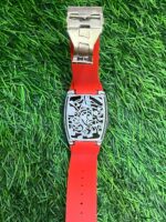J🔥cob & Co Red Buggati belt watch for men - Image 2