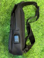 Red h🔥rns black sling bag for men's - Image 2