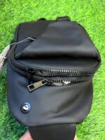 Red h🔥rns black sling bag for men's - Image 5