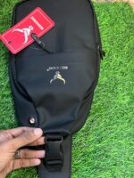 Red h🔥rns black sling bag for men's - Image 7