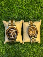 R🔥lex Day Date pair watch for Couple