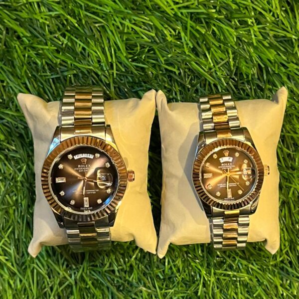 R🔥lex Day Date pair watch for Couple