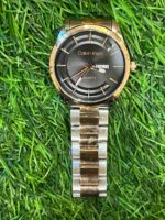 C🔥lvin Kl🔥Dual Tone Black Dial Watch for Men's - Image 2