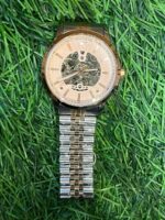 P🔥tek Ph🔥lippe dual tone copper chain automatic watch for men - Image 2