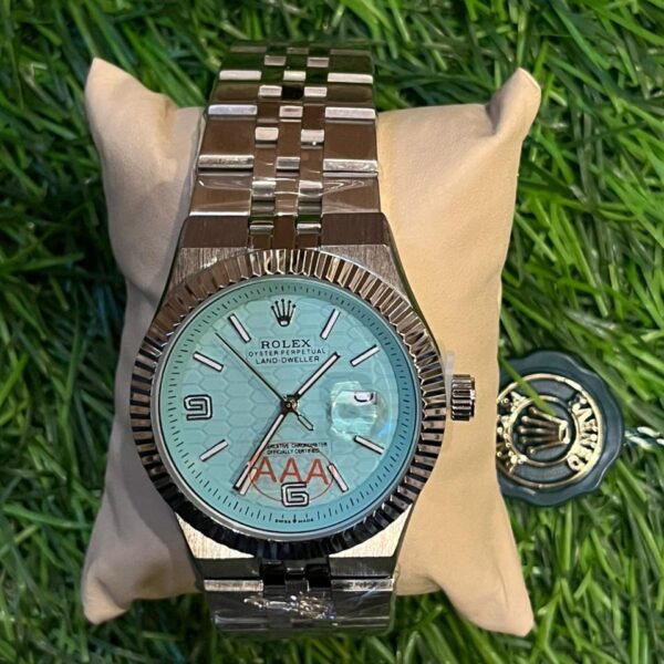 R🔥lex silver chain tifny dail watch for Men