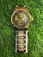 R🔥lex dual tone chain black dial watch for Men - Image 2