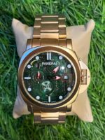 P🔥ner🔥i copper chain green dial watch for men