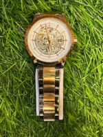 T🔥MMY HILF🔥GER  automatic dial tone white dial watch for men's - Image 2