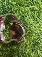 Arm🔥ni Exch🔥nge silver chain black dial watch for men's - Image 5