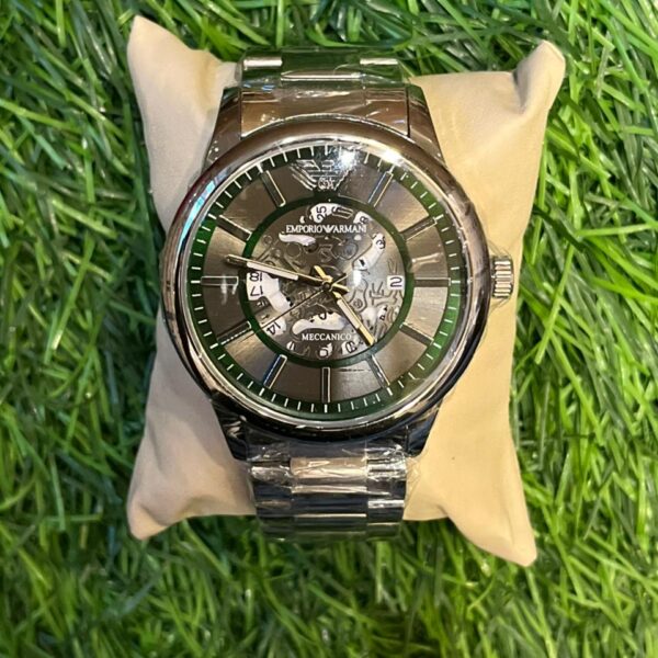 Emp🔥rio Arm🔥ni silver chain watch for men's