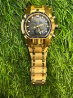 Inv🔥cta  gold chain blue dial watch for men's - Image 2