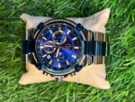 G🔥cci dual tone chain watch blue dial watch for men's