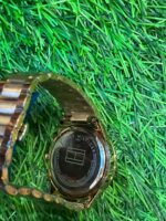 T🔥MMY HILF🔥GER  copper chain black dial chromo watch for men's - Image 5