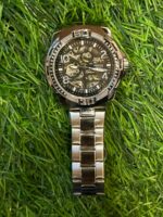 F🔥ssil  automatic silver chain watch for men's - Image 2