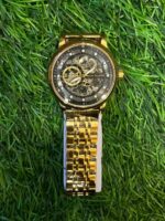 P🔥tek Ph🔥lippe automatic gold chain black dial watch for men's - Image 2