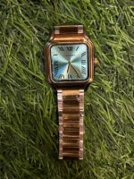 C🔥rtier dual tone chain watch roman dial - Image 2