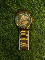 R🔥lex  gold chain green dial watch for men's - Image 2
