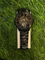 F🔥ssil automatic black chain watch for men's - Image 2