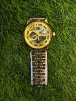 P🔥tek Ph🔥lippe dual tone yellow dial watch for men's - Image 2