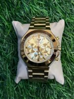 Emp🔥rio Arm🔥ni chrono gold chain watch for men's
