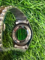 R🔥lex  day date dual tone chain watch green dial - Image 5