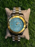 R🔥lex  dual tone chain watch tifny dial