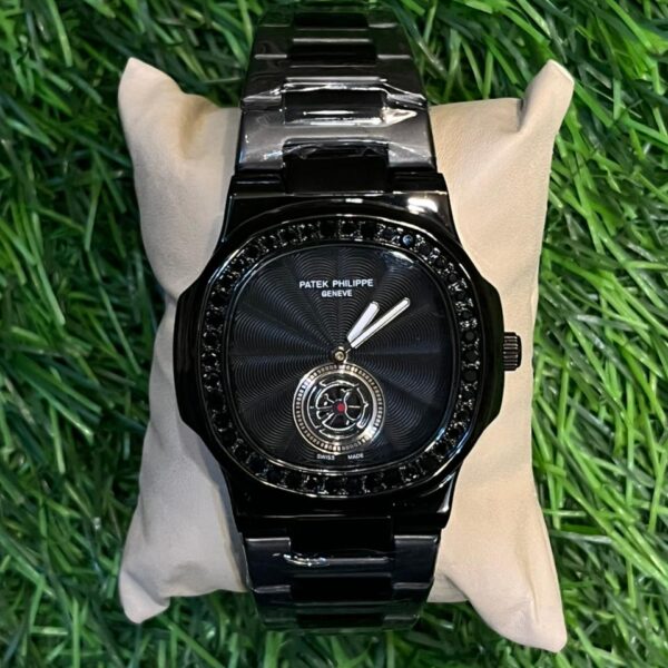 P🔥tek Ph🔥lippe  black chain watch for men's